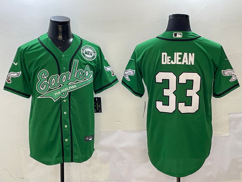 Men Philadelphia Eagles #33 Dejean Green Joint Name 2025 Nike Limited NFL Jersey style 4